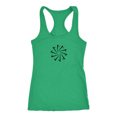 Decagon Logo Racerback Dank Tank